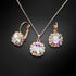 Rinkinys "Puošnumas II (Aurore Boreale)" su Swarovski™ kristalais